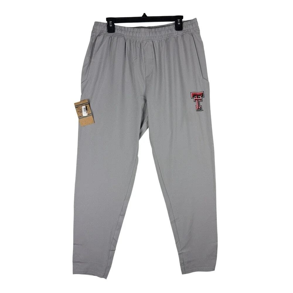 NWT Rivalry Threads Texas Tech Gray Graphic Jogger Sweatpants Men's Size large